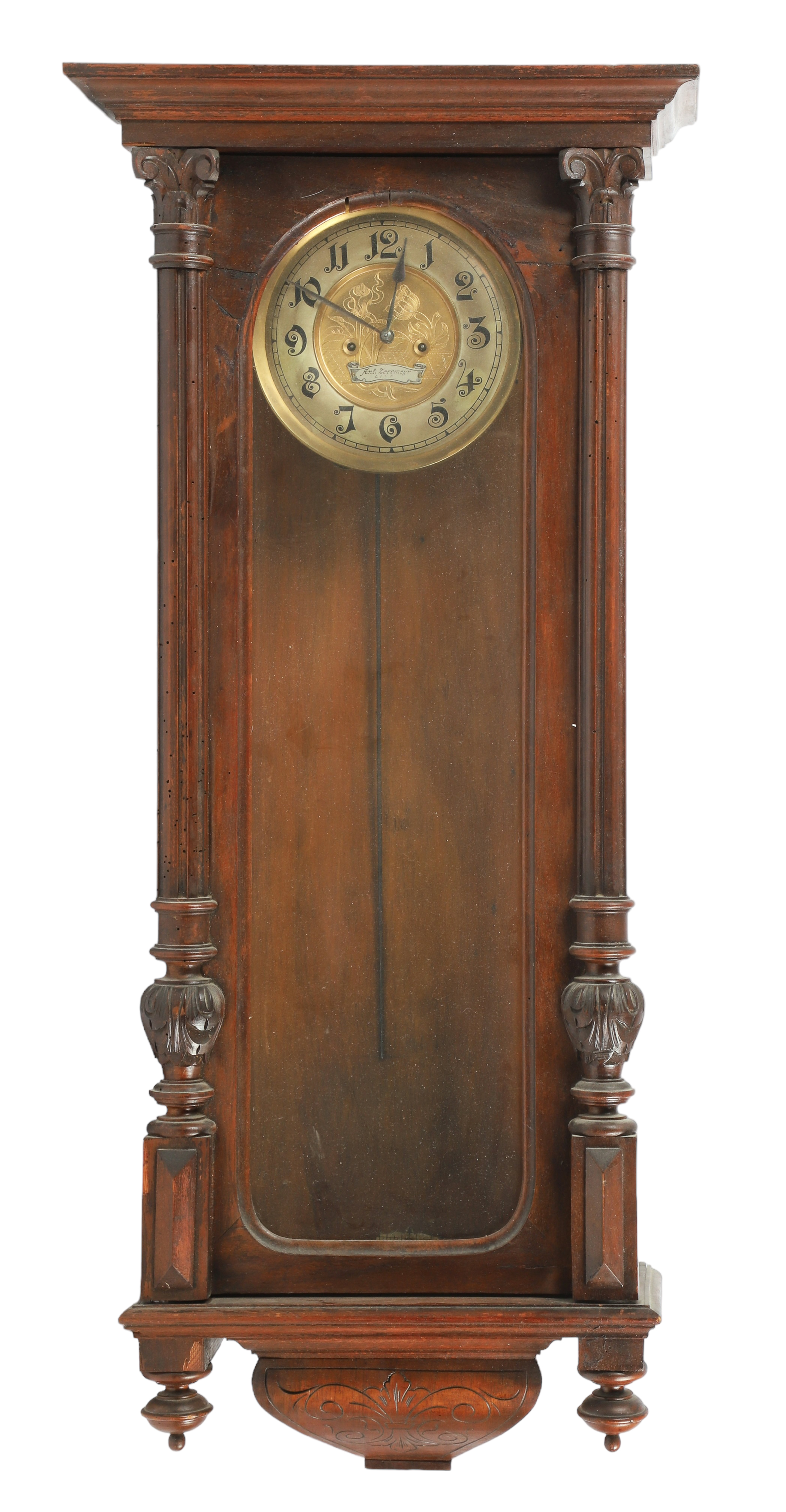 Anton Zerrmeyr German Wall Clock,