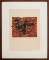 ANTONI TAPIES ABSTRACT EMBOSSE