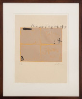 ANTONI TAPIES ABSTRACT EMBOSSE