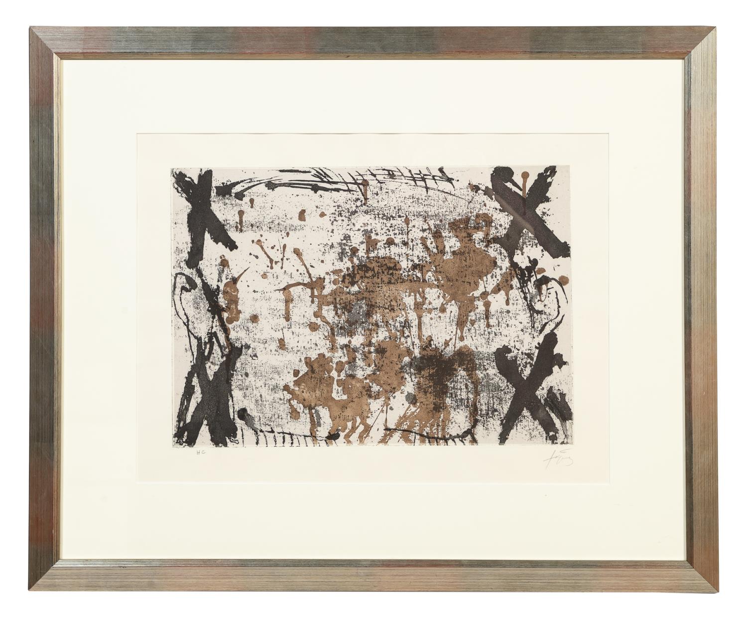 ANTONI TAPIES, "LES QUATRE