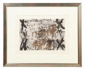 ANTONI TAPIES, "LES QUATRE CRO