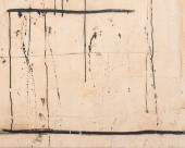 ANTONI TAPIES MANNER ABSTRACT