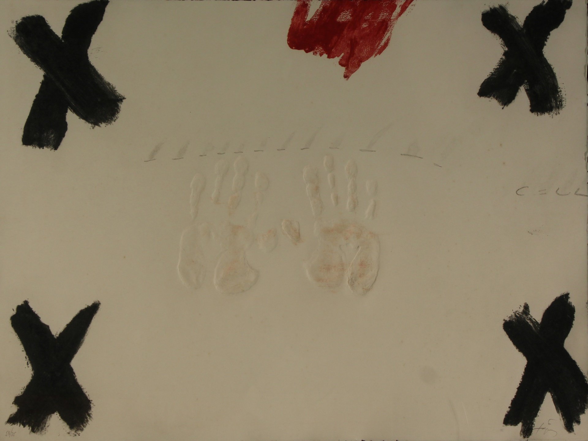 ANTONI TAPIES (SPANISH, 1923-2012).