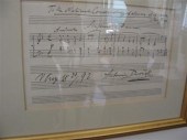 ANTONIN DVORAK    A copy of a