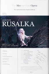 ANTONIN DVORAK/RUSALKA, METROP