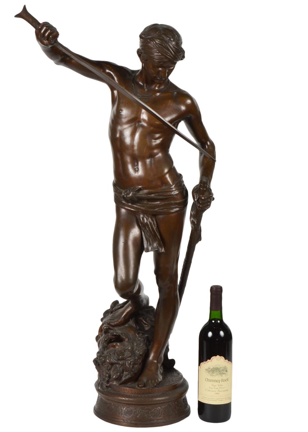 ANTONIN MERCIE BRONZE 'DAVID SLAYER