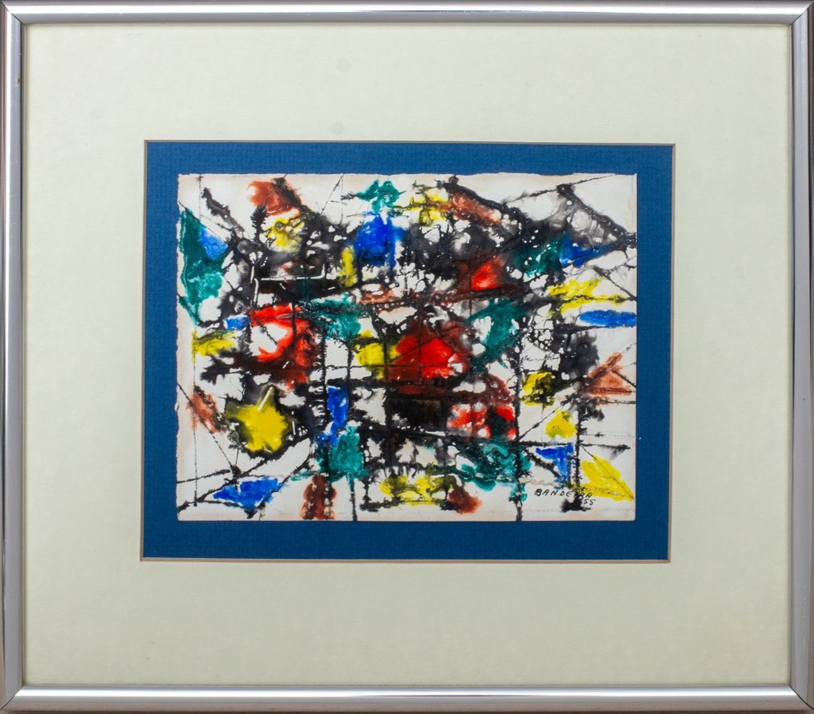 ANTONIO BANDEIRA GOUACHE ON