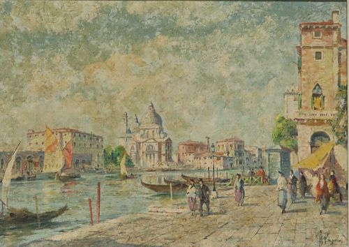 ANTONIO BONINI PAINTING GRAND CANAL