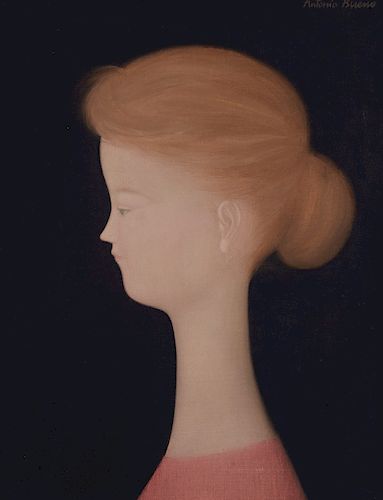 ANTONIO BUENO PORTRAIT OF A GIRL
