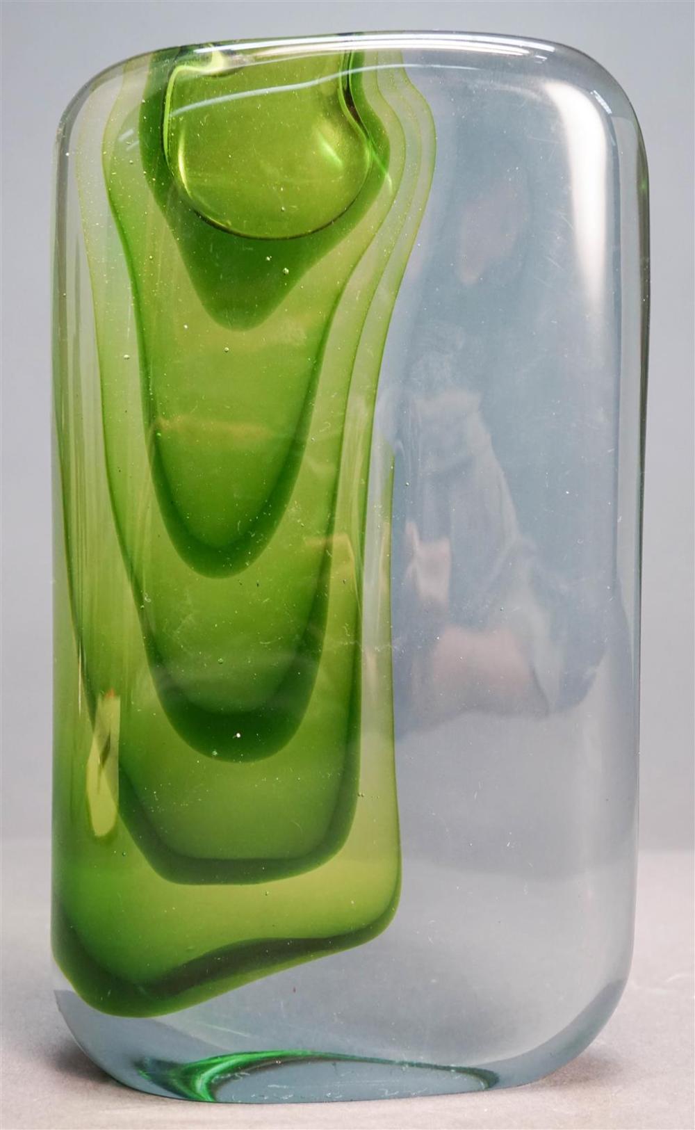 ANTONIO DA ROS VASE, HEIGHT: 10 IN;