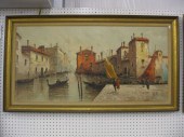 Antonio De Vity Oil Venice sce