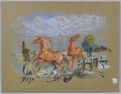ANTONIO DIEGO VOCI GOUACHE ON
