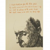 ANTONIO FRASCONI, WOODCUT, 196