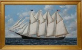 ANTONIO JACOBSEN OIL ON BOARD