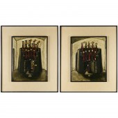 ANTONIO MENEGAZZO, PAIR OILS O
