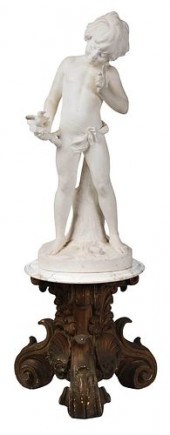 ANTONIO PIAZZA MARBLE SCULPTUR