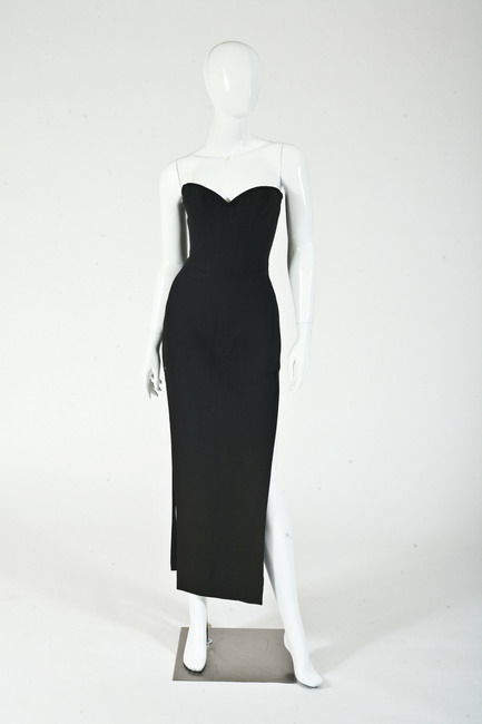 ANTONY PRICE BLACK STRAPLESS