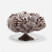 AP Collection. Raccoon Pouf Tr