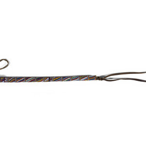Apache Beaded Wood Quirt ca 1900