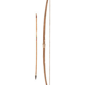 Apache Bow, with Painted Arrow