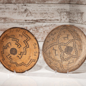 Apache Figural Baskets, with Dogs