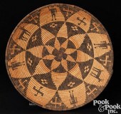 APACHE INDIAN COILED BASKET, E