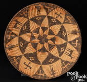 APACHE INDIAN COILED BASKET, E