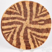 APACHE INDIAN COILED BASKET, E