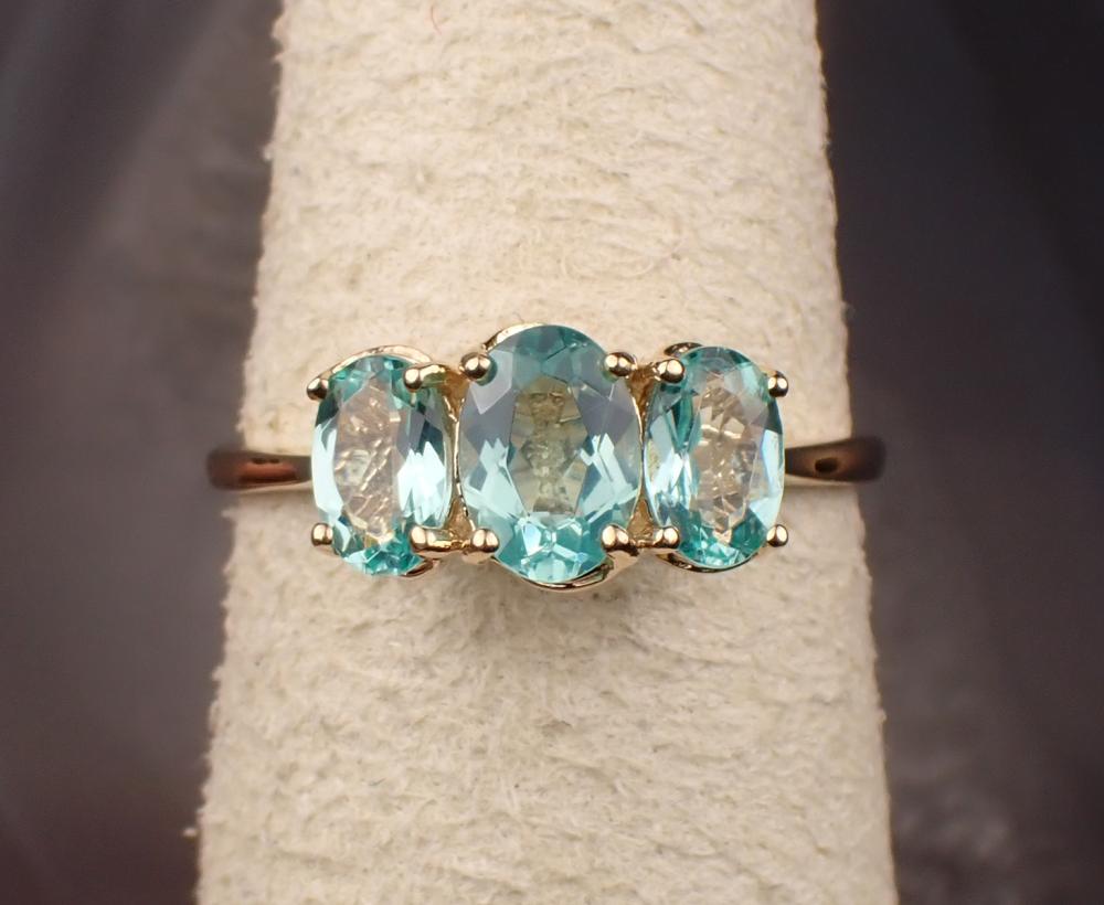 APATITE AND FOURTEEN KARAT YELLOW