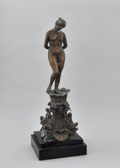Aphrodite Bound Bronze Sculptu