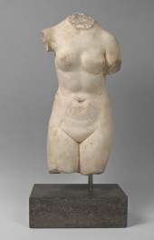APHRODITE MARBLE TORSO SCULPTU