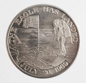 APOLLO 11 COIN SPACE FLOWN MED