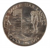 APOLLO 11 COIN SPACE FLOWN MET