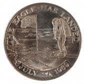 APOLLO 11 COIN SPACE FLOWN MED