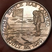 APOLLO 11 COIN SPACE FLOWNFlig