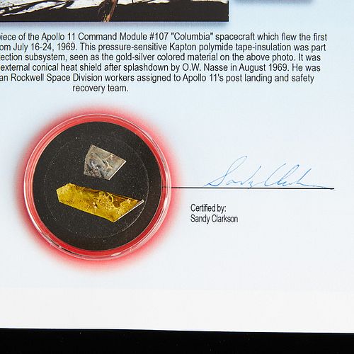 APOLLO 11 FLOWN KAPTON FRAGMENTS