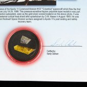 APOLLO 11 FLOWN KAPTON FRAGMEN