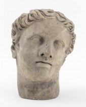 APOLLO BELVEDERE CEMENT BUST C