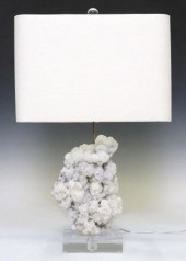APOPHYLLITE SPECIMEN TABLE LAM