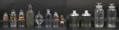 APOTHECARY BOTTLES, JAR & SELT