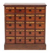 APOTHECARY CHEST LATE 19TH CEN