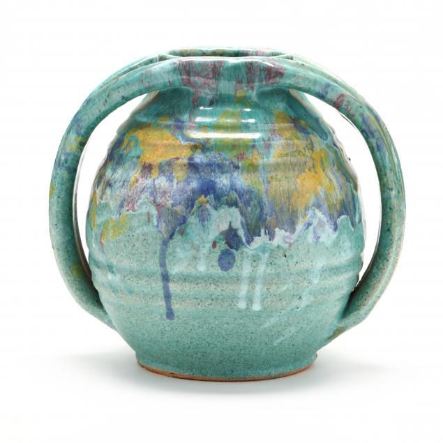 APOTHECARY JAR, A.R. COLE RAINBOW