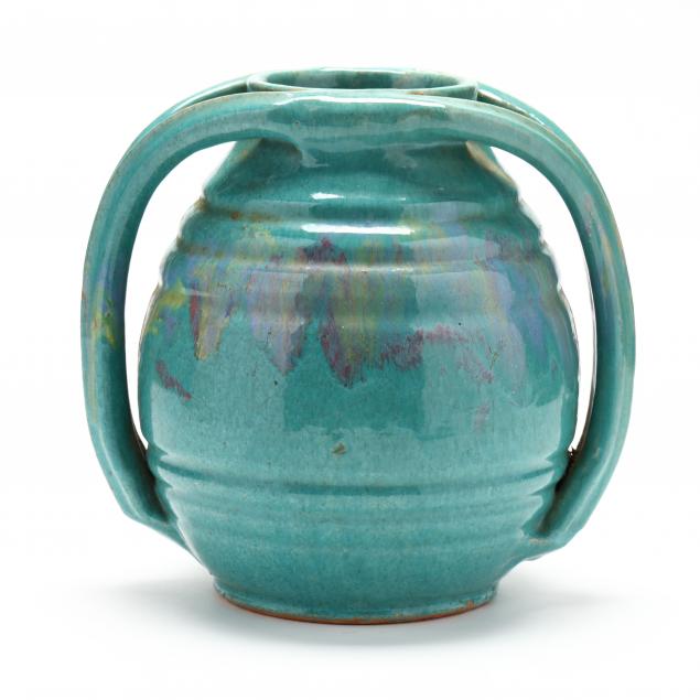 APOTHECARY JAR, A.R. COLE RAINBOW