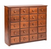 APOTHECARY-STYLE CABINET LATE