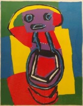 APPEL Karl. 1969 Silkscreen of