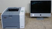 APPLE COMPUTER WITH AN HP LASE