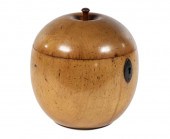 APPLE FORM TEA CADDY Early 19t