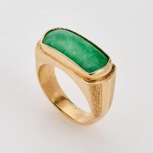 APPLE GREEN JADEITE JADE 18K R