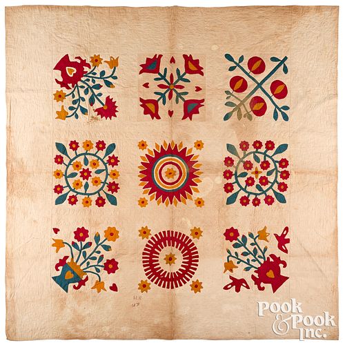 APPLIQUé ALBUM QUILTAppliqué