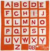 APPLIQUé ALPHABET SUMMER QUILT